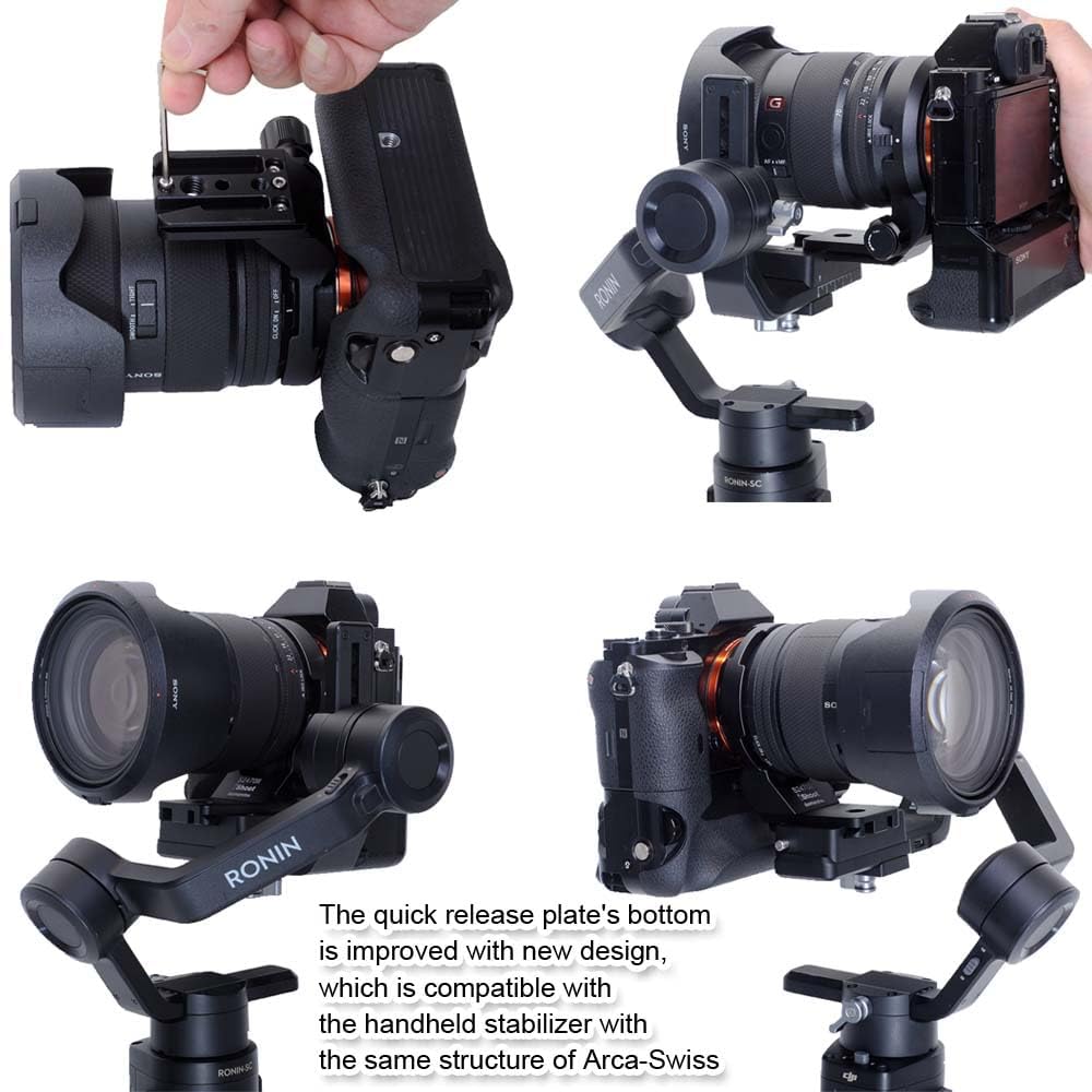 iShoot Tripod Mount Ring Lens Collar for Sony FE 24-70mm f/2.8 GM II, 16-35mm F2.8 GM II & 20-70mm F4 G Lenses - Arca-Swiss Quick Release Plate Compatible with Tripod Heads - Perfect for Landscape, Portrait & Travel Photography
