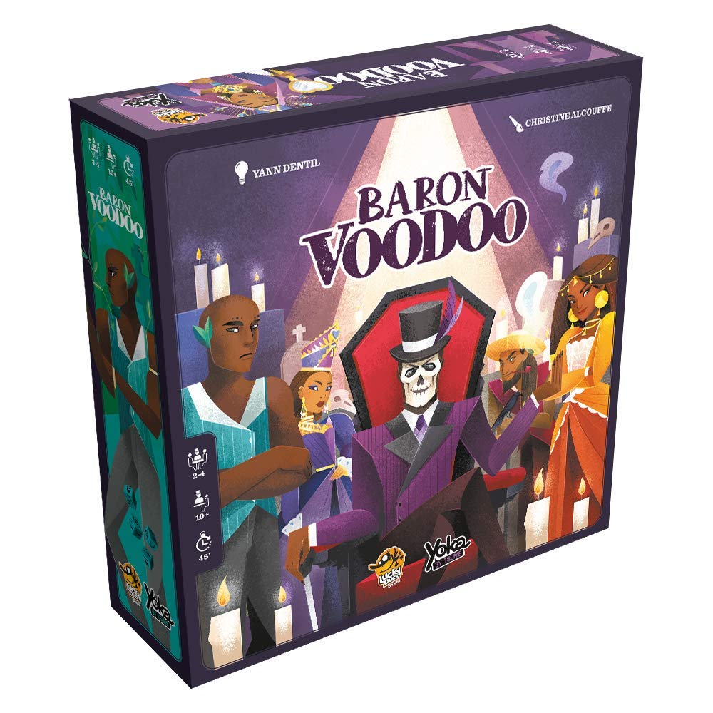 Baron Voodoo Board Game by Lucky Duck Games - Strategic Purple-Themed Tabletop Game for Adults & Teens | Perfect for Game Nights, Parties & Family Gatherings