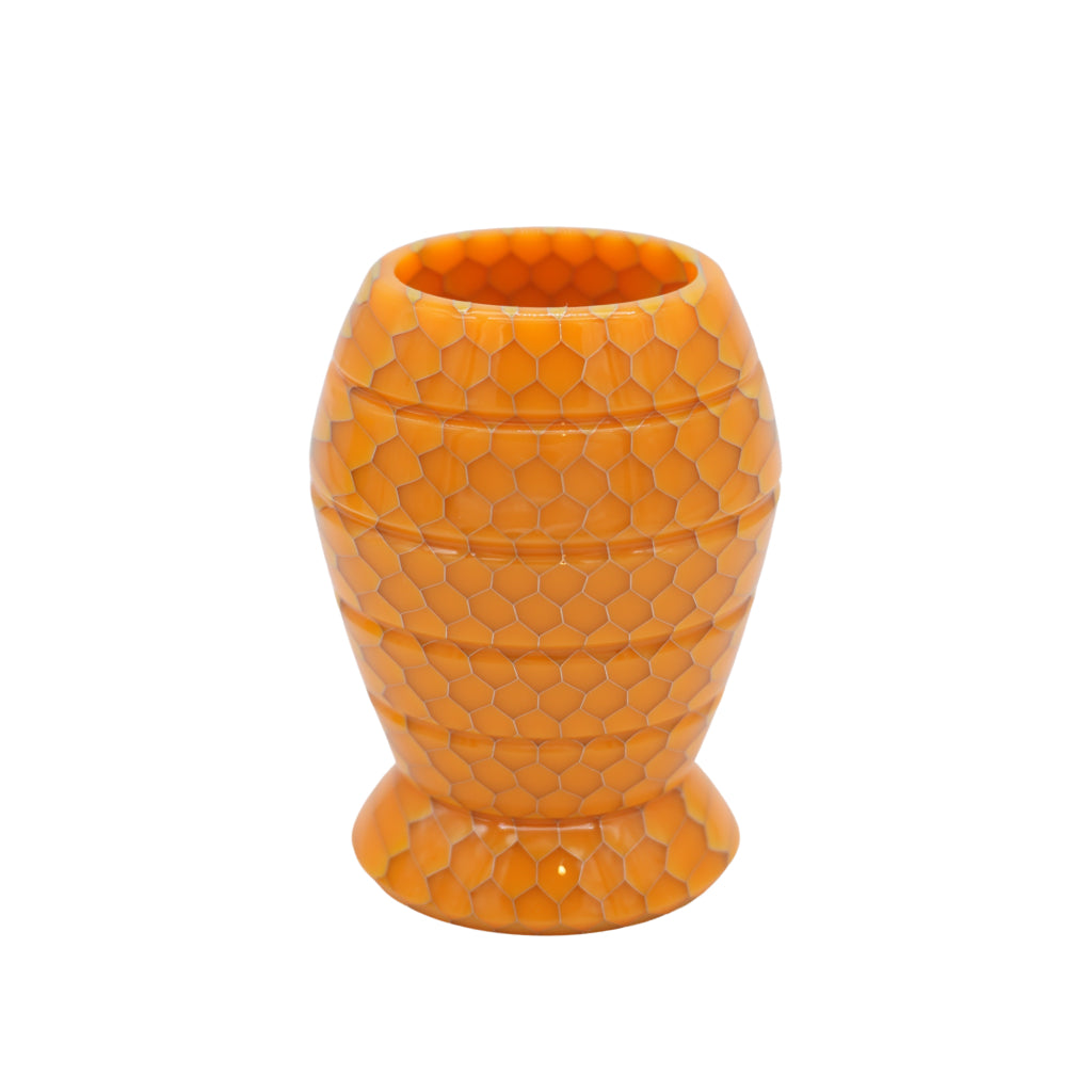 Premium Butterscotch Honey Hive Shaving Brush Handle - Fits 24mm, 25mm, 26mm Knots - Perfect for Wet Shaving & Grooming Gifts