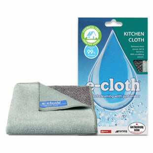 eCloth Premium Kitchen Cleaning Kit - 5 Pack Microfiber Cloths for Streak-Free Shine | Dishwashing, Countertop & Appliance Cleaning | Eco-Friendly Reusable Cleaning Towels
