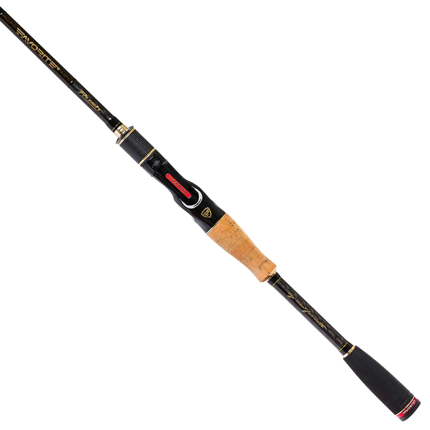 FAVORITE Rush Spinning Rod - Lightweight Graphite Fishing Pole for Bass, Trout & Saltwater - Perfect for Freshwater & Ocean Fishing Adventures