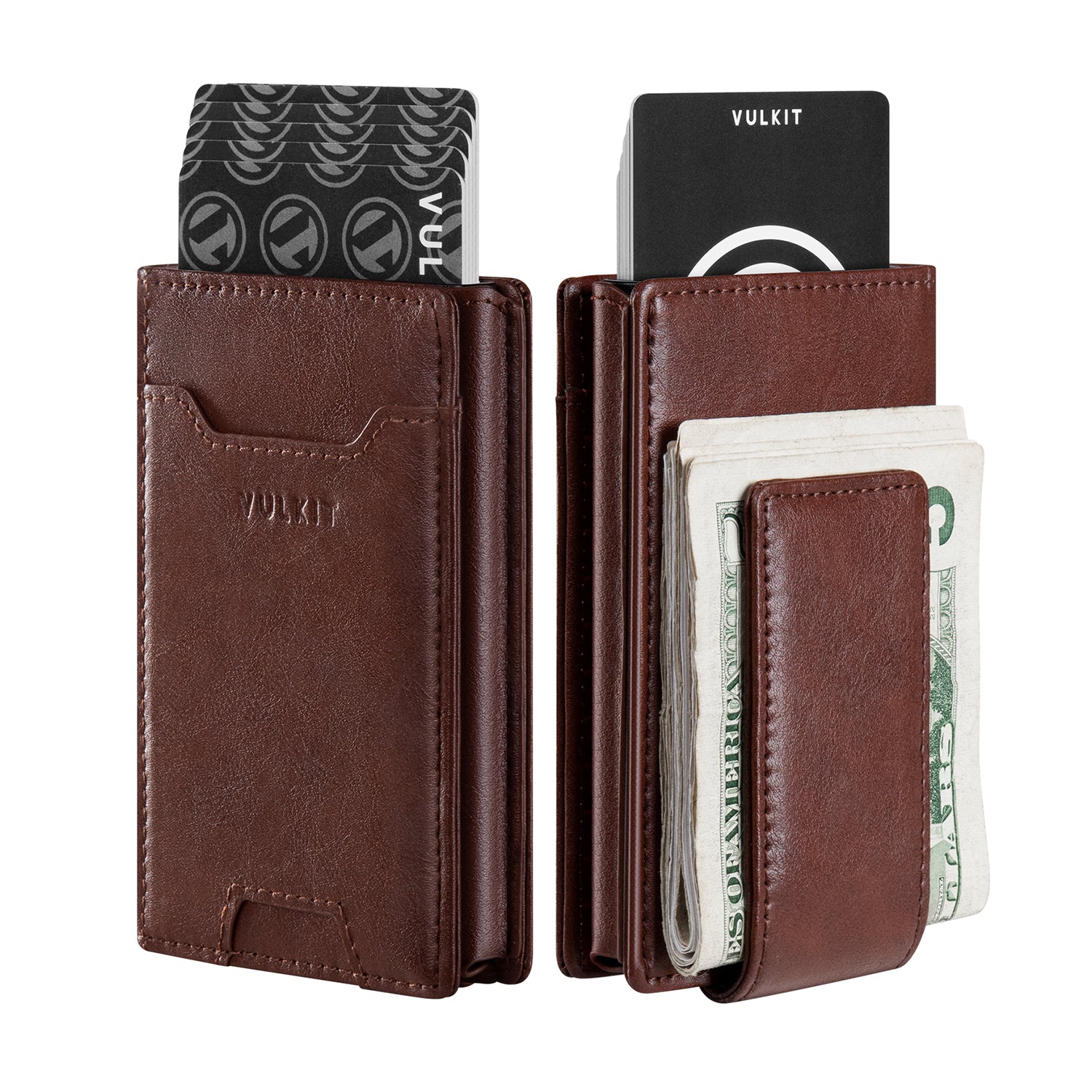 VC206 Slim RFID Blocking Aluminum Wallet with Powerful Magnetic Money Clip - Secure & Stylish for Everyday Carry, Travel, and Business Use