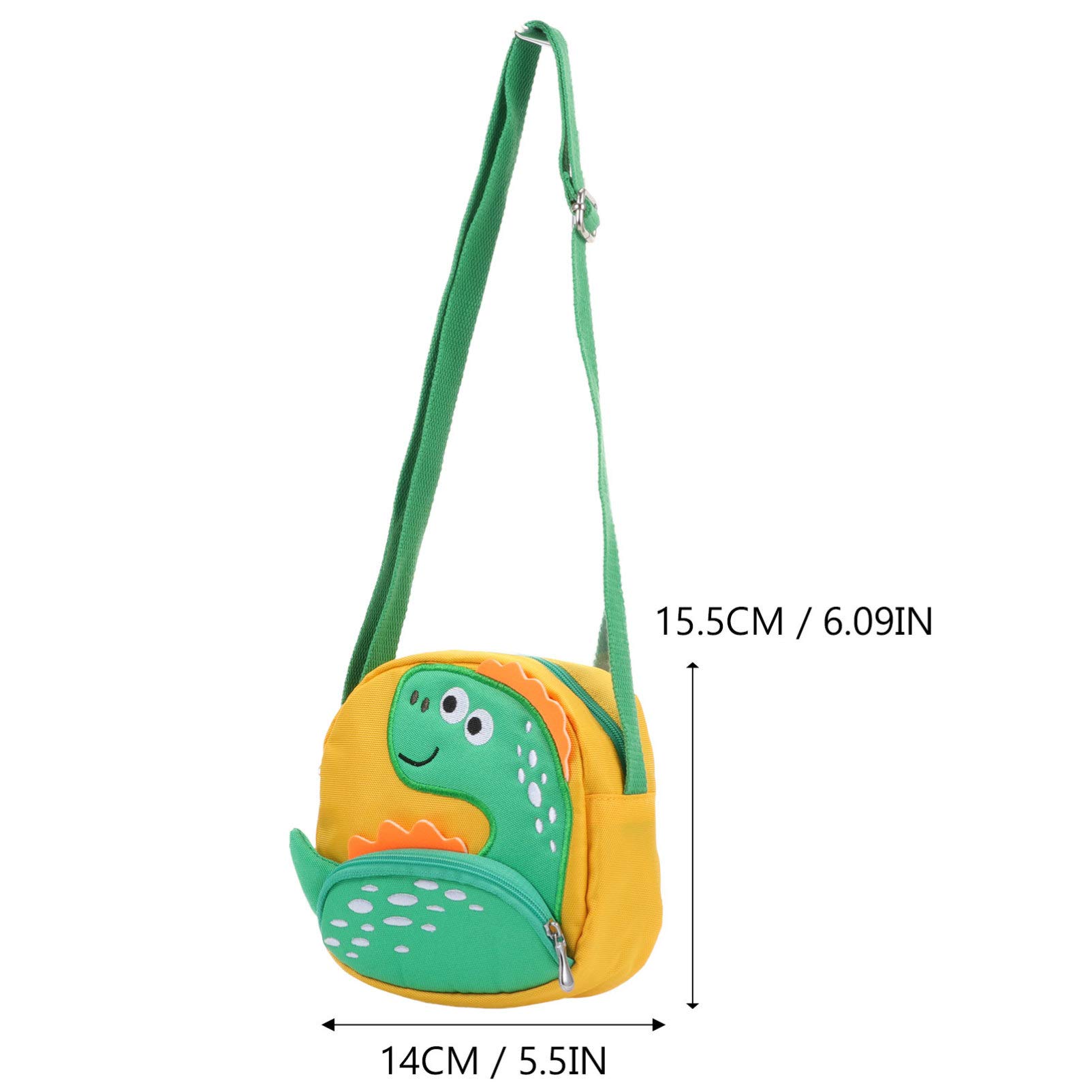 VALICLUD Cute Dinosaur Cartoon Shoulder Bag for Kids - Adjustable Crossbody Purse for Kindergarten Boys & Girls - Small Coin Wallet for Toddler Gifts & Favors | Perfect for School, Travel & Daily Use