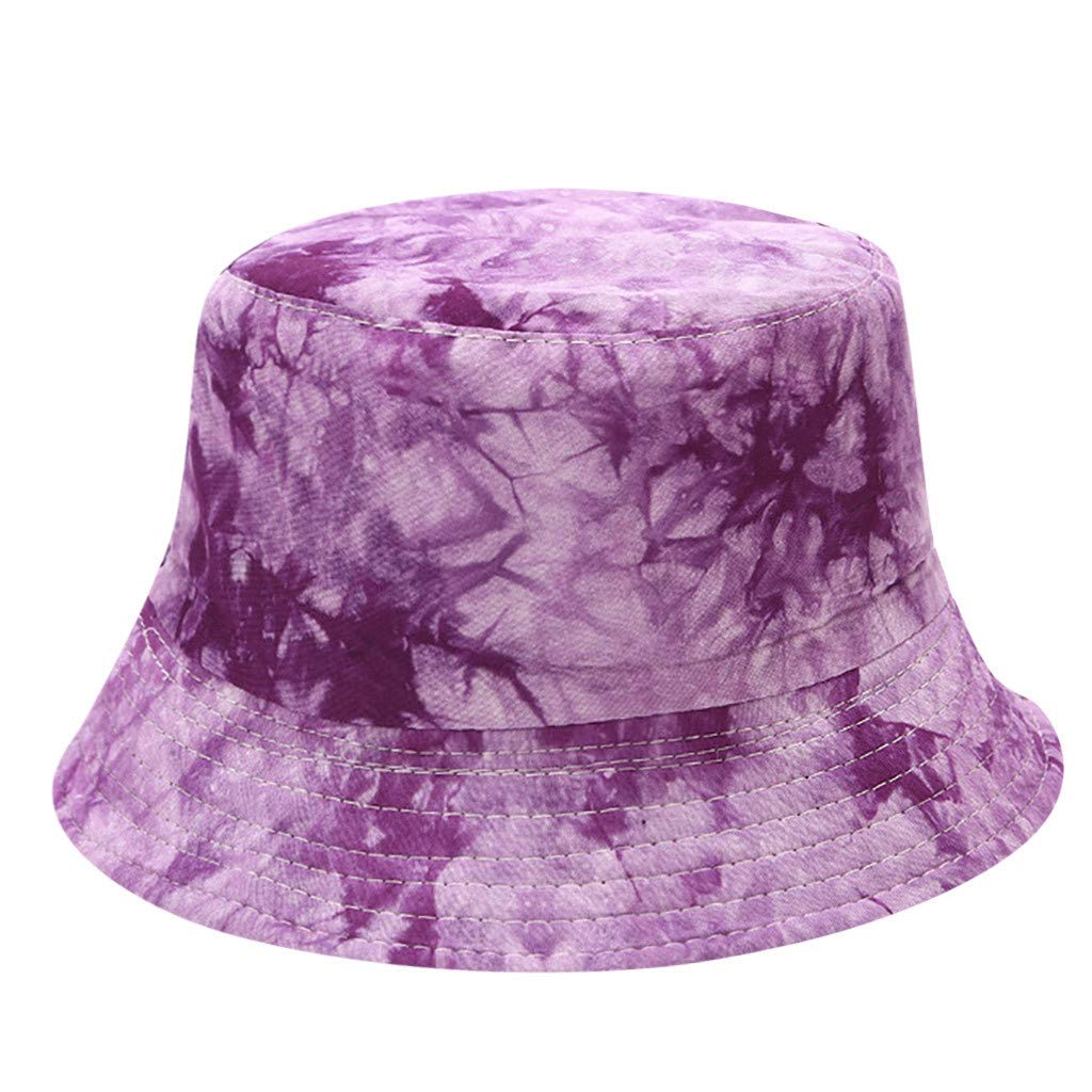 Reversible Bucket Hats for Men & Women - UV Protection Sun Hat with Tie Dye Print, Unisex Outdoor Cap for Travel, Beach & Summer Activities