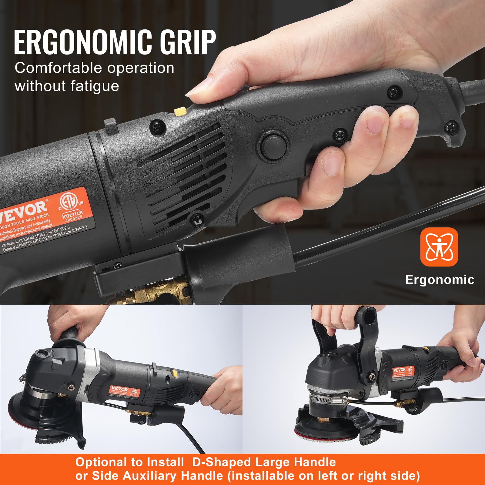 VEVOR 800W Wet Polisher - 4