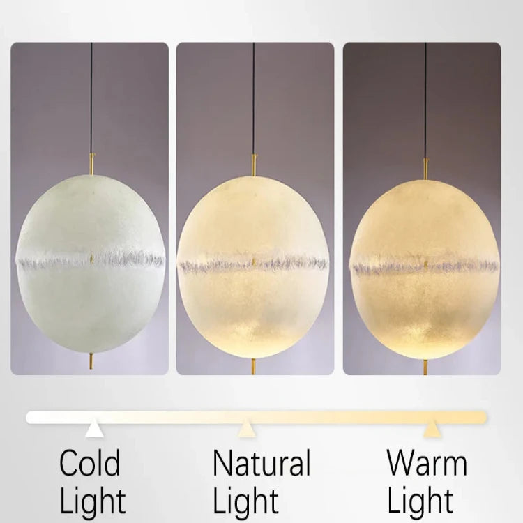 Lissa Copper Sphere Pendant Lamp - Modern Industrial Chandelier Lighting for Dining Room, Kitchen Island, and Living Room Decor