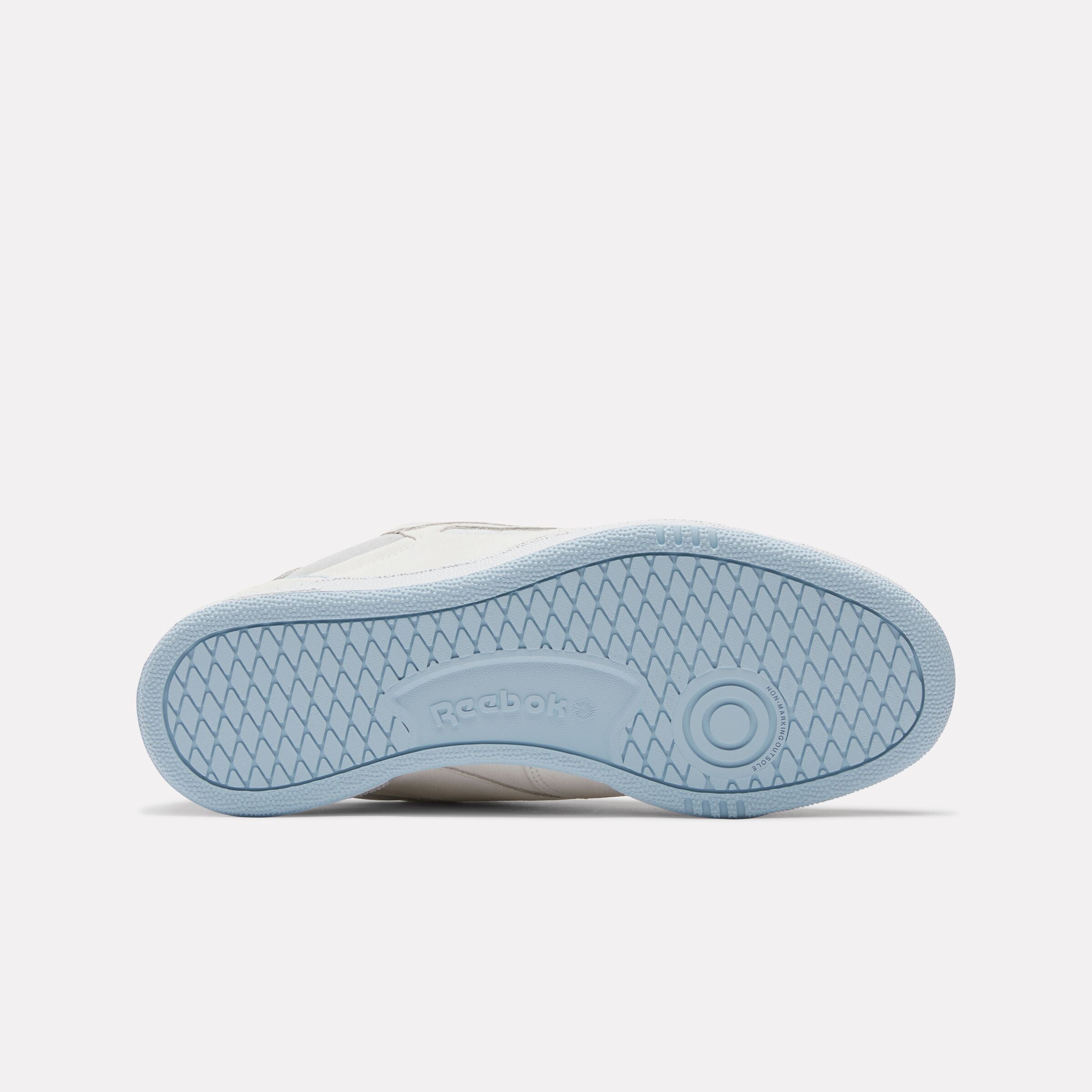 Reebok Club C Vintage Sneakers - Barely Grey/Moon/Blue - Classic White Leather Tennis Shoes for Men & Women | Perfect for Casual Wear, Gym & Street Style Fashion