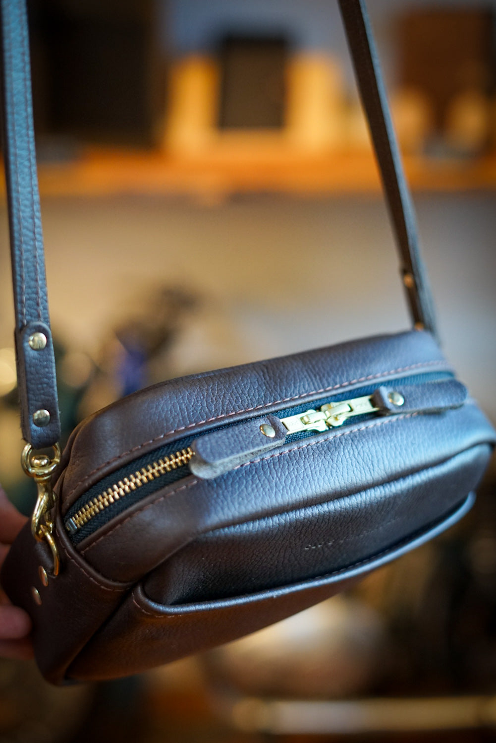 Rock River Cappuccino Rectangle Crossbody Bag - Stylish & Functional for Work, Travel & Everyday Use