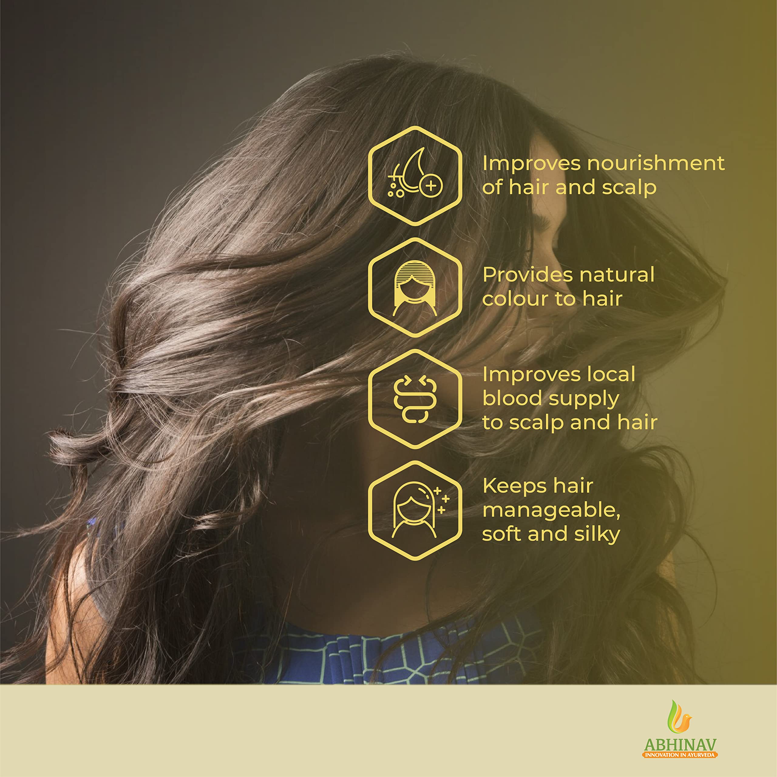 Abhinav G3 Hair Oil - Reduces Hair Fall & Prevents Greying, Nourishes Hair & Scalp (Pack of 2) | Promotes Healthy Hair Growth for Men & Women | Perfect for Daily Hair Care & Scalp Massage
