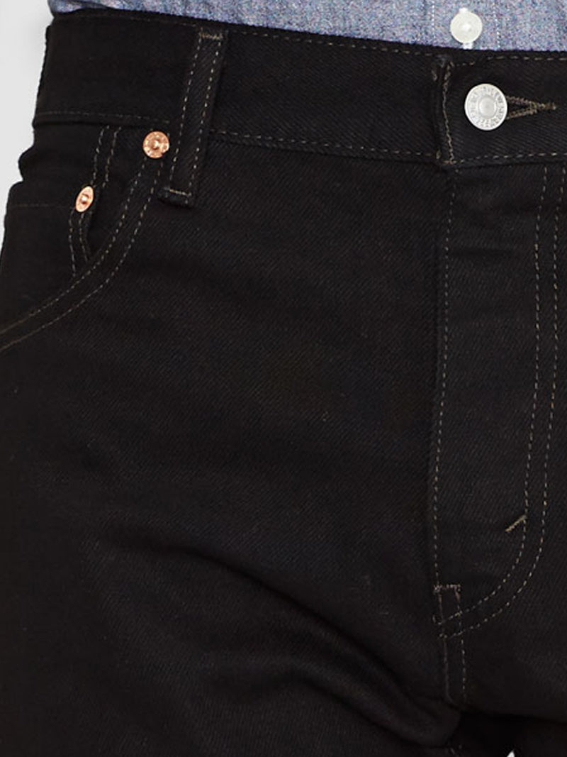 Levi's 517 Men's Slim Fit Bootcut Jeans - Mid Rise, Black Denim Pants for Casual Wear & Everyday Style | Perfect for Work, Date Night & Western Looks
