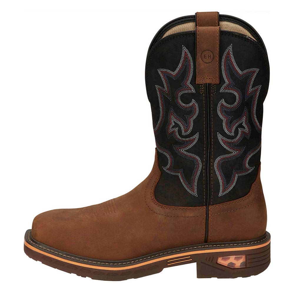 Justin Boot Company Men's Western Boots - Durable Cowboy Boots for Riding, Work & Casual Wear | Comfortable Leather Boots for Men