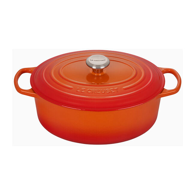 Le Creuset 6.75 Quart Oval Dutch Oven - Enameled Cast Iron Cookware for Braising, Roasting & Baking - Perfect for Family Dinners, Soups & Casseroles