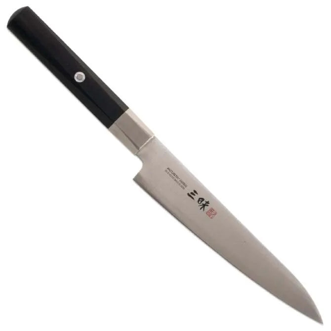 Zanmai Hybrid VG-10 Japanese Petty Utility Knife 5.9 Inch (150mm) - Premium Kitchen Knife for Slicing, Peeling & Precision Cutting - Perfect for Chefs, Home Cooks & Culinary Enthusiasts