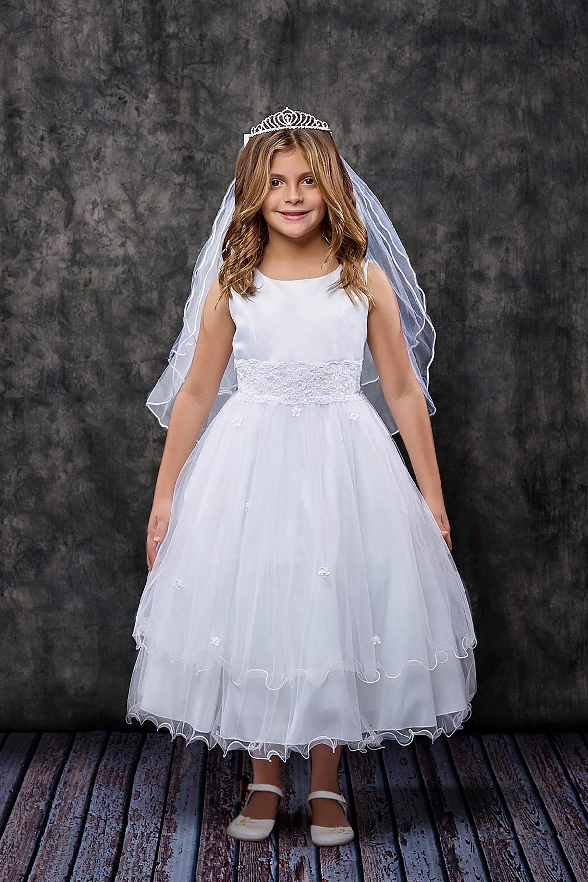 iGirlDress Flower Girl Dress for First Communion, Pageant, Wedding & Birthday - Perfect for Special Occasions & Formal Events