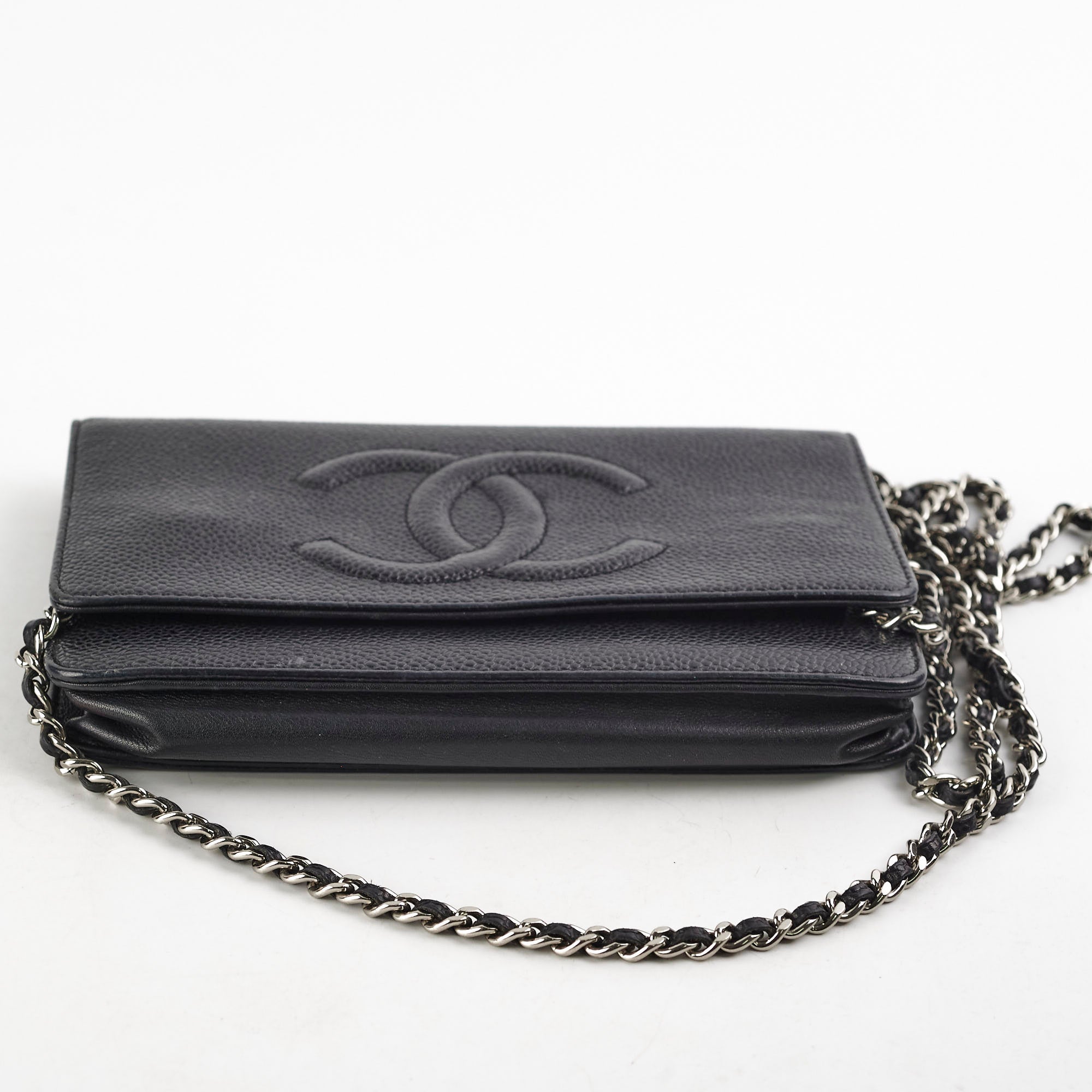 Chanel Caviar Black Wallet On Chain WOC - Luxury Crossbody Bag for Women | Perfect for Evening Parties, Date Nights & Special Occasions