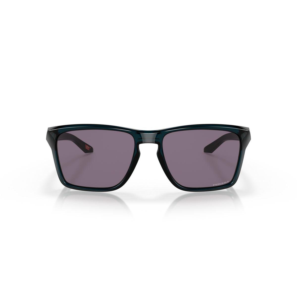 Oakley Sylas Sunglasses for Low Bridge Fit - Trans Poseidon Frame with Prizm Grey Lenses (0OO9448F 944815) - Perfect for Running, Cycling & Outdoor Sports