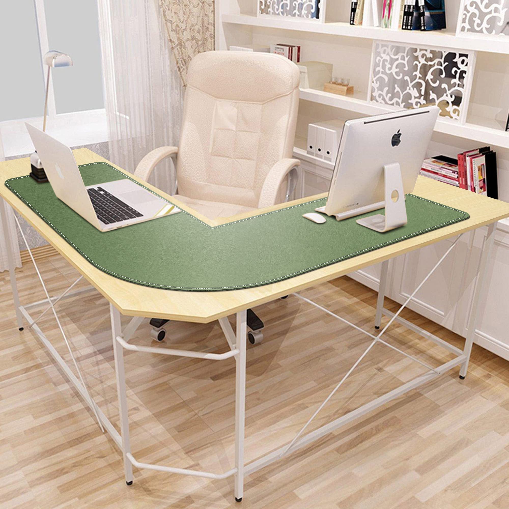 Premium L-Shaped Desk Mat - 46