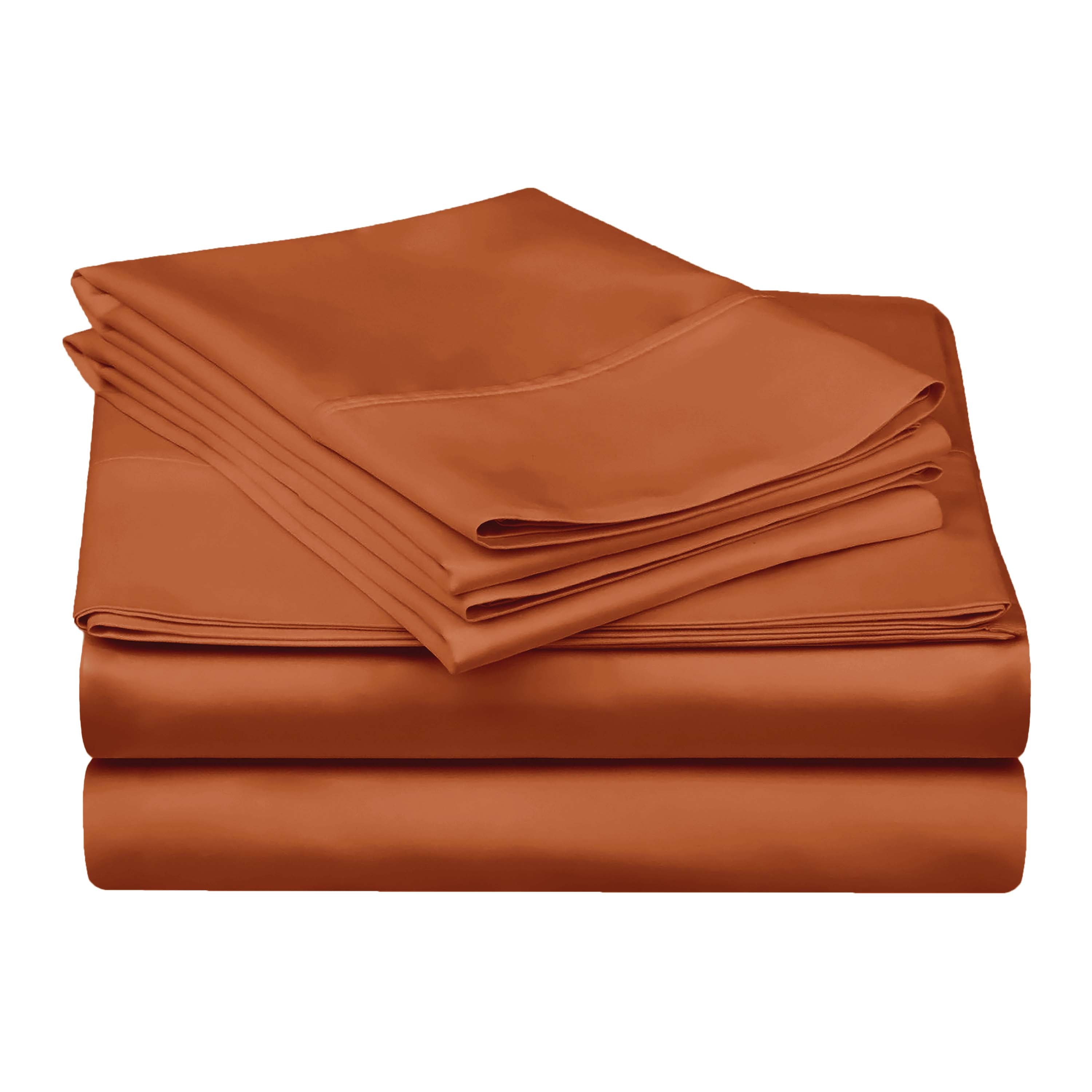 Premium 100% Egyptian Cotton 300 Thread Count Bed Sheet Set - Queen Size, Soft & Breathable for All-Season Comfort - Perfect for Luxury Bedrooms, Hotels, and Guest Rooms