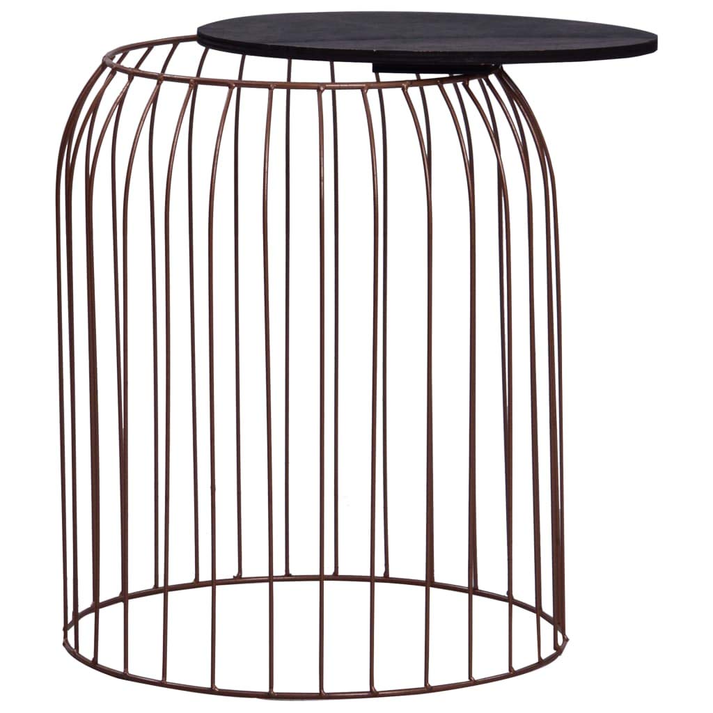 3-Piece Copper Coffee Table Set - Modern Living Room Furniture for Home Decor & Small Space Use