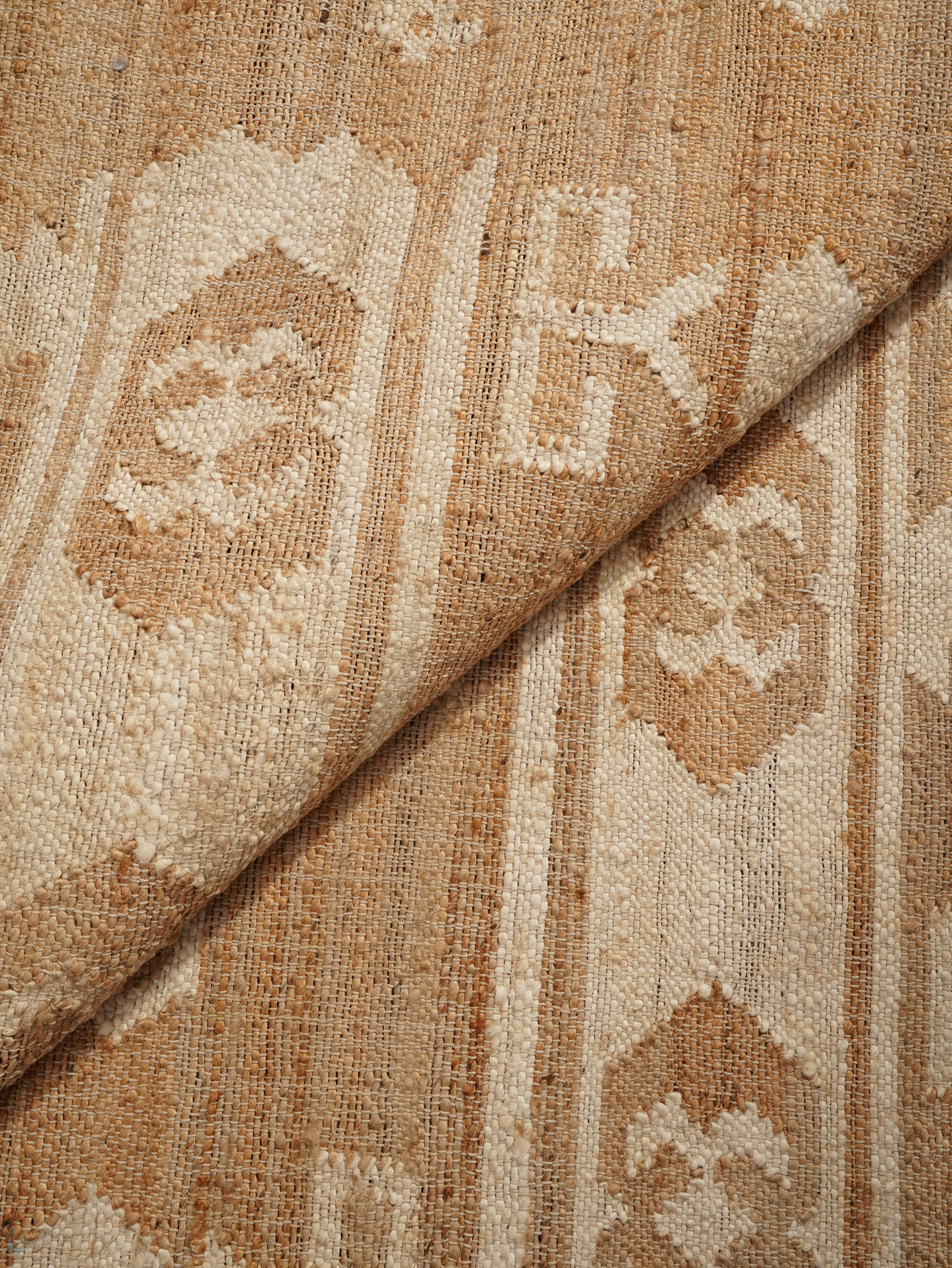 Premium Jute Braided Rug - Natural Handwoven Eco-Friendly Floor Mat for Living Room, Bedroom & Entryway - Soft & Durable Home Decor for Boho, Farmhouse & Coastal Style
