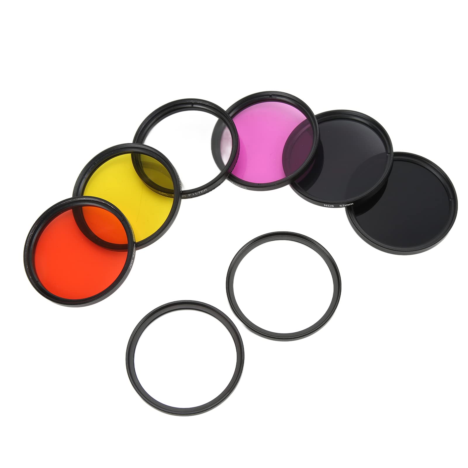 Shanrya UV CPL Lens Filter Kit - 52mm Wear-Resistant Waterproof Camera Filter with Silicone Protection - Easy to Clean for GoPro Hero 9 - Perfect for Outdoor Photography, Travel Vlogging & Action Shots