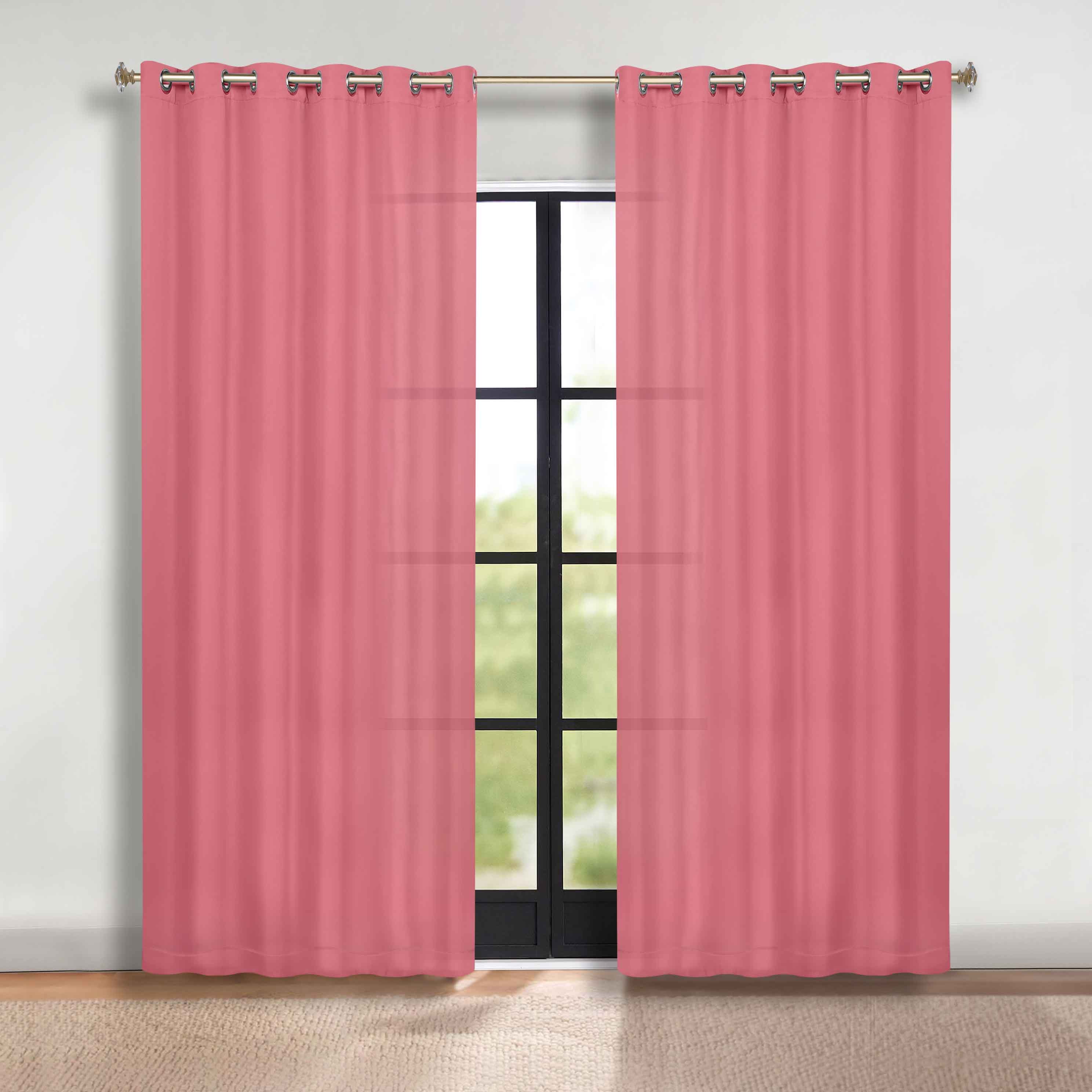 Classic Modern Solid Blackout Curtain Panels - Set of 2 for Bedroom & Living Room - Light Blocking Thermal Insulated Window Drapes for Home Decor