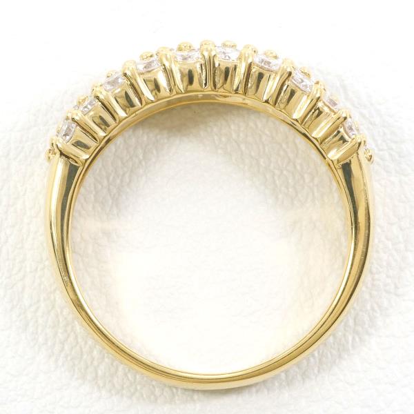 18K Yellow Gold Diamond Ring for Women - Elegant Solitaire Engagement & Wedding Band - Perfect for Proposals, Anniversaries, and Special Occasions