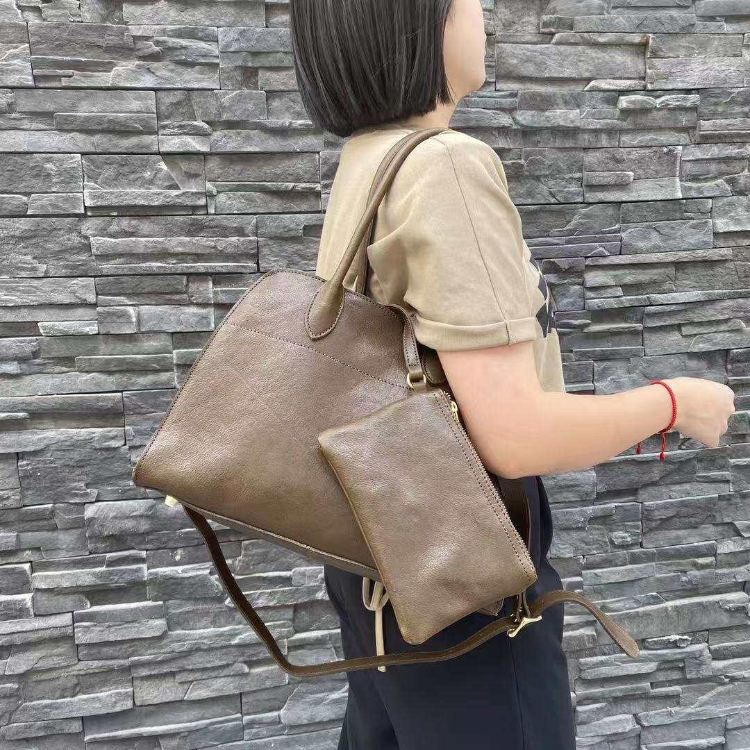 Luxury Italian Leather Tote Bag for Women - Genuine Designer Handbag for Work, Travel & Everyday Use | Stylish & Durable Shoulder Bag