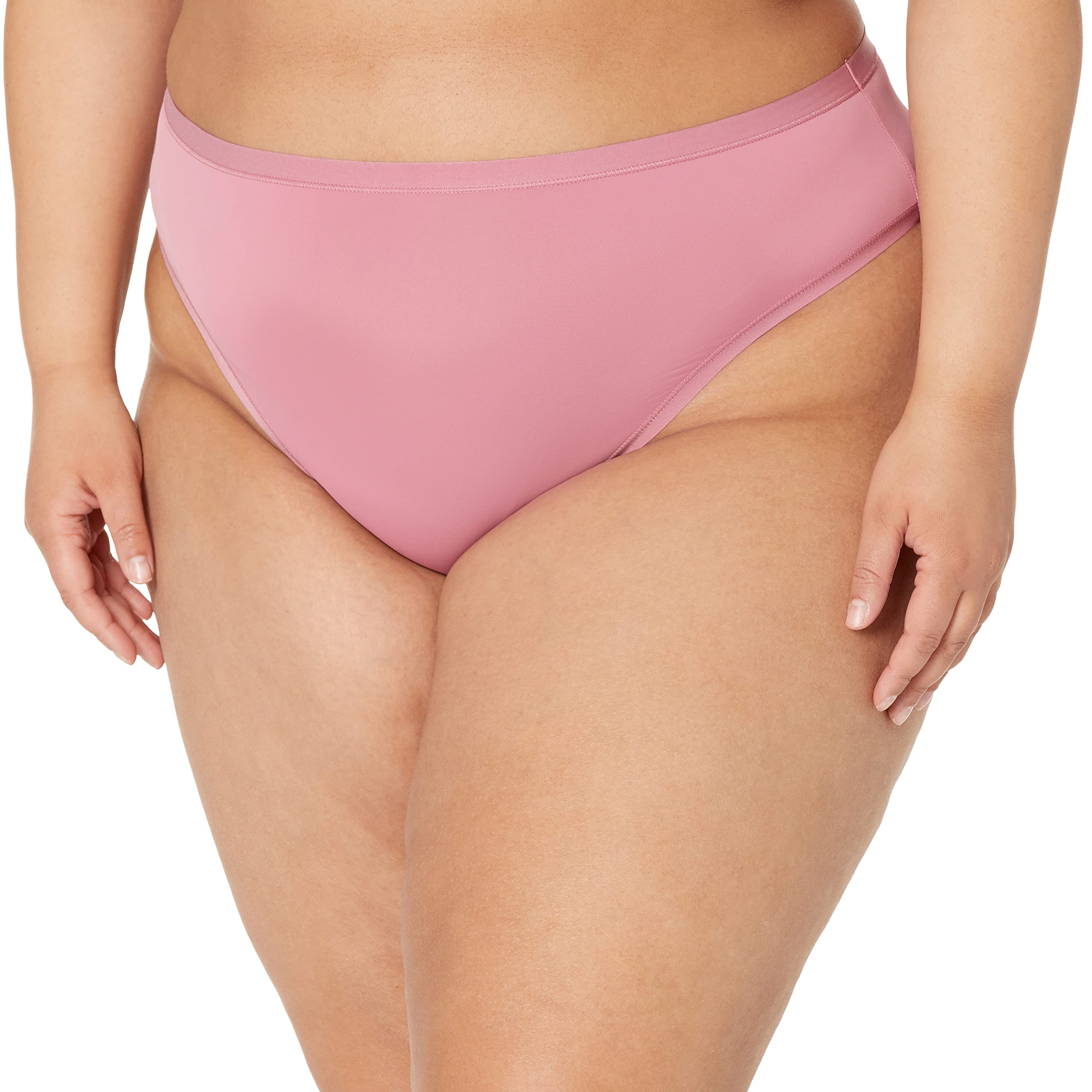 Amazon Essentials Women's High Cut Underwear 6-Pack - Soft Cotton Breathable Panties for Everyday Comfort - Perfect for Work, Yoga & Lounge Wear