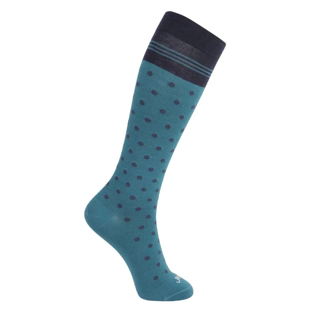 JAVIE Comfy Merino Wool Graduated Compression Socks for Women & Men (15-20mmHg) - Knee High Support Stockings for Travel, Running & Circulation - Warm Wool Socks for Hiking, Work & Daily Comfort