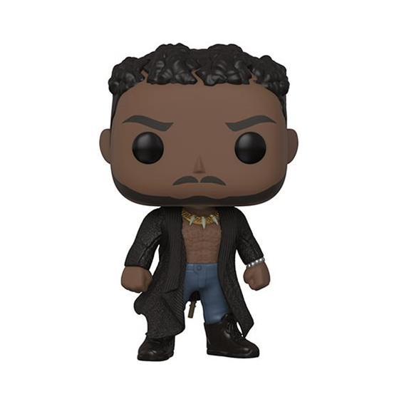 Funko Pop Marvel Black Panther: Erik Killmonger with Scar #386 - Collectible Vinyl Figure for Marvel Fans & Movie Lovers - Perfect for Display, Gifts, and Comic Conventions