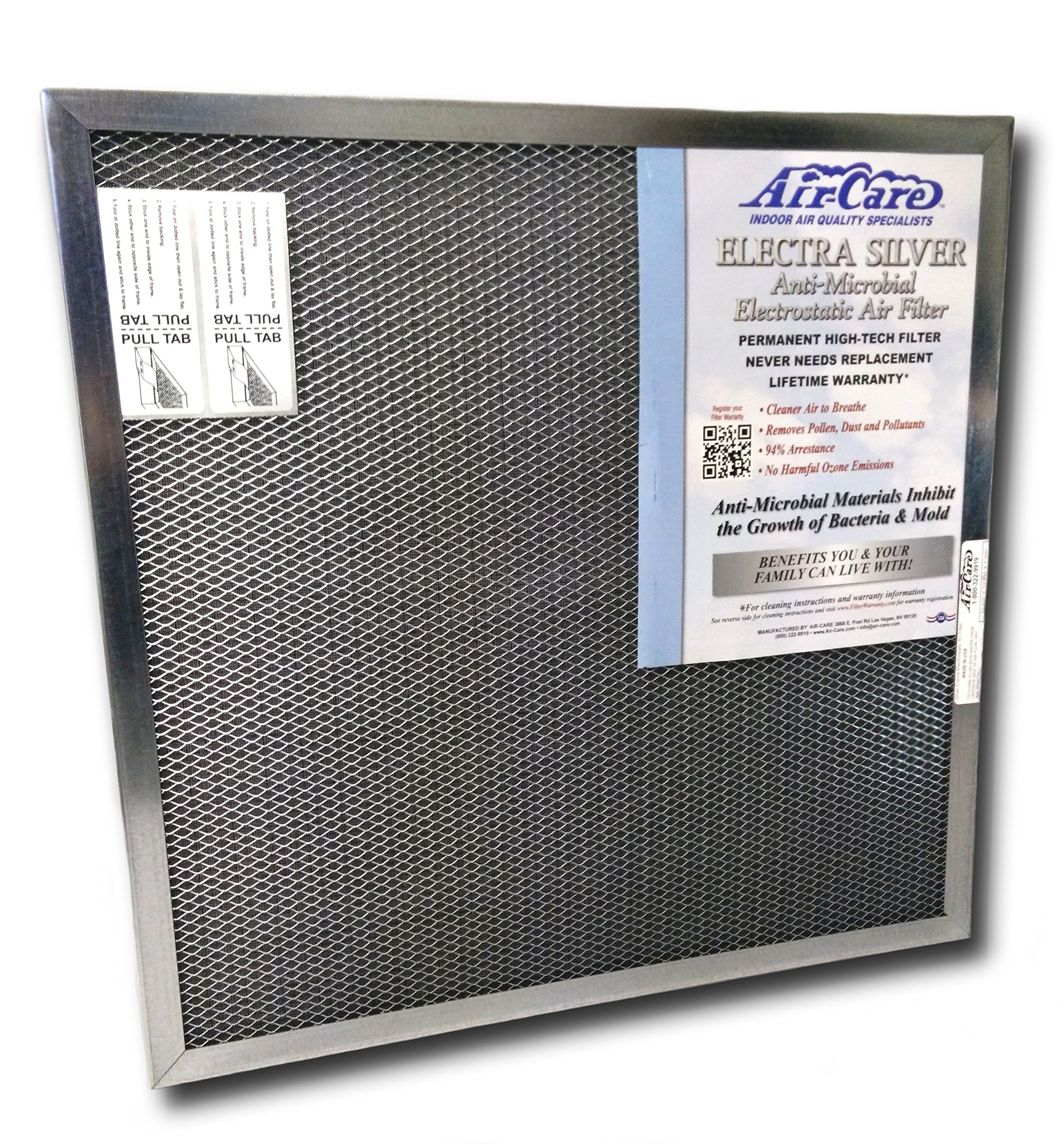 12x18x1 Electrostatic Washable Permanent Air Filter for HVAC & Furnace - Reusable AC Filter for Home, Office & Commercial Use - Improves Indoor Air Quality & Reduces Allergens