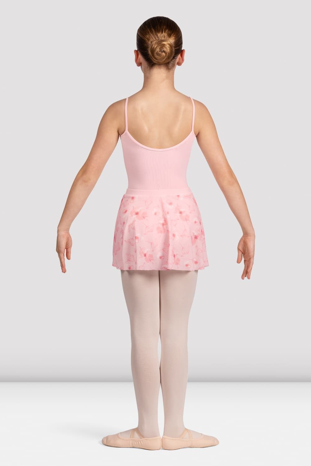 Graceful Floral Mesh Skirt for Girls - Elegant Party Dress for Special Occasions & Photo Shoots