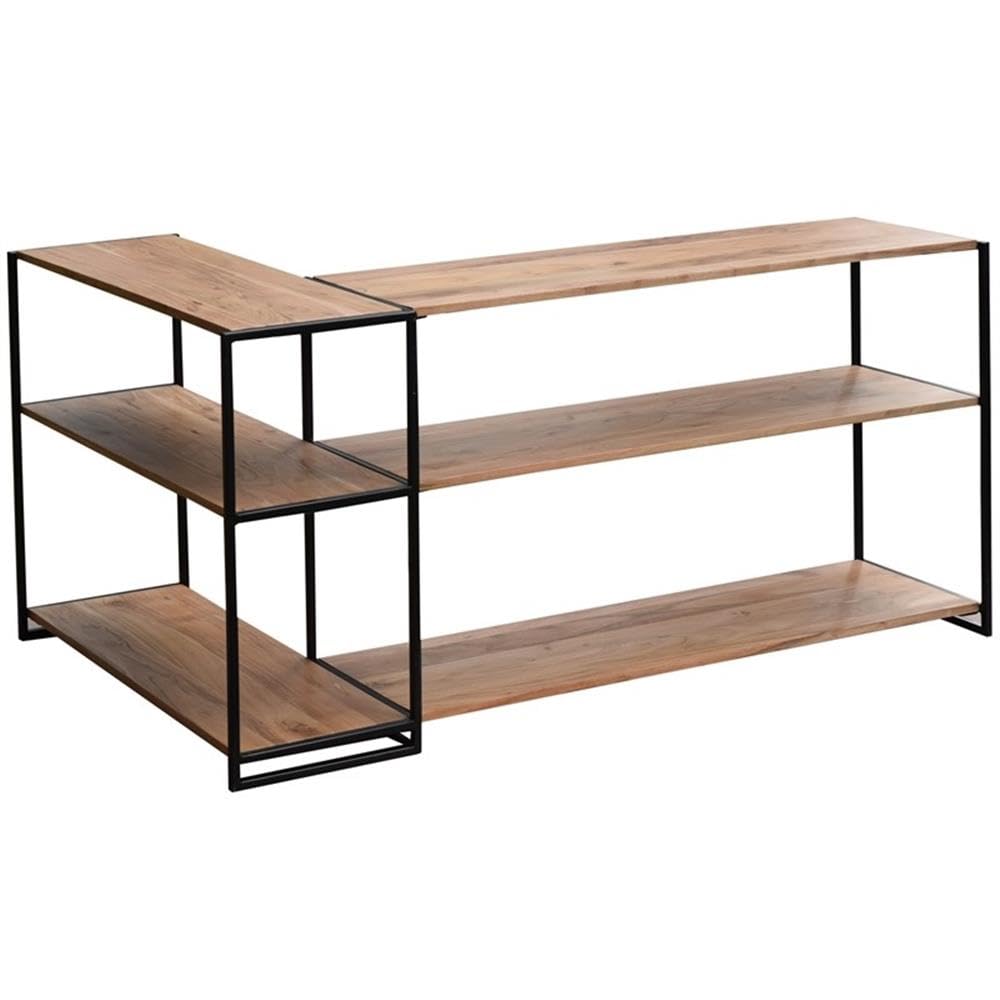 Progressive Furniture Vacation Sofa Console Table - Brown Wooden Sofa Table for Living Room, Entryway & Office | Multi-Functional Storage & Display Furniture