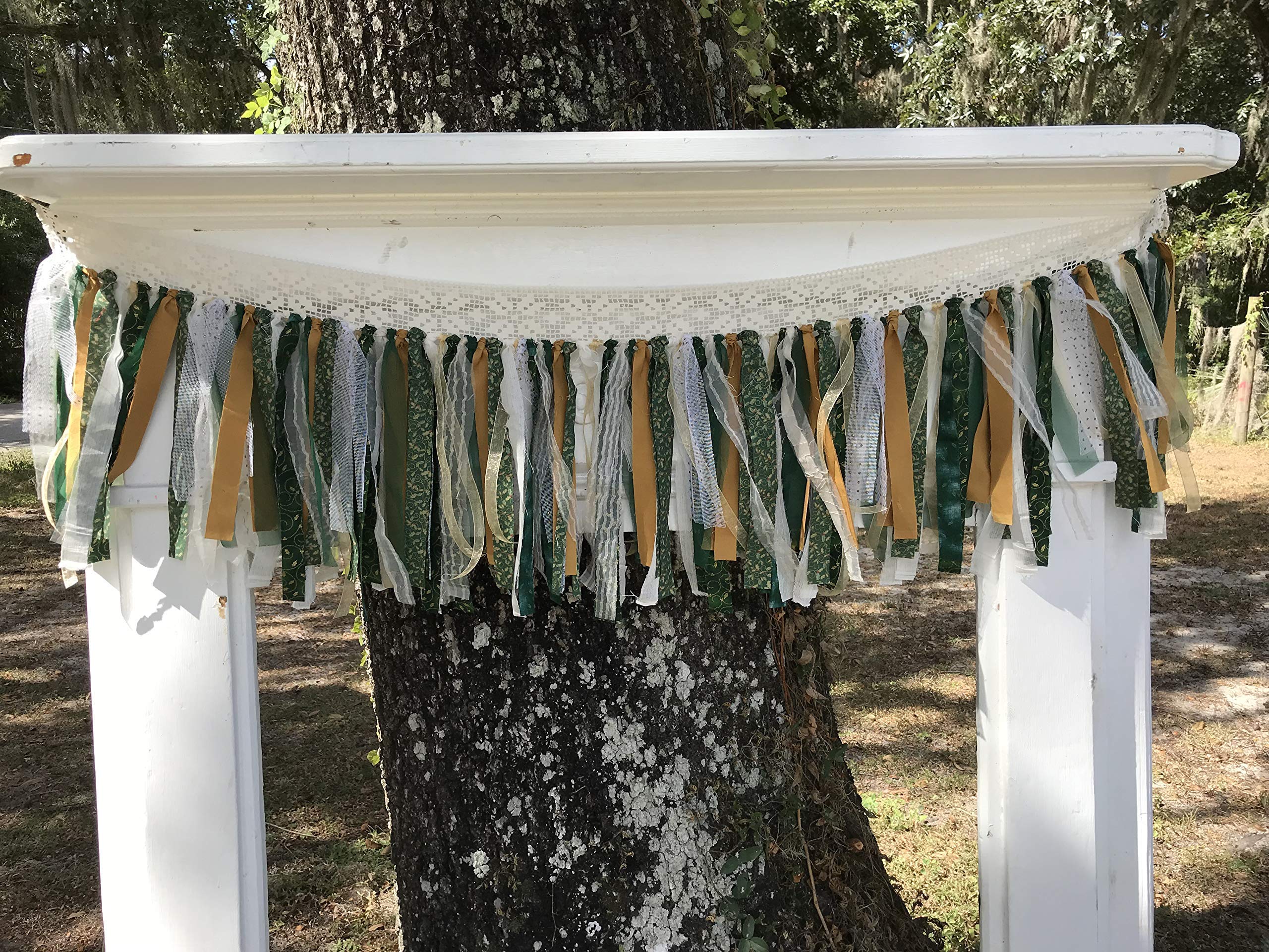 Christmas Fabric Banner Garland - Home Decor for Parties & Holidays
