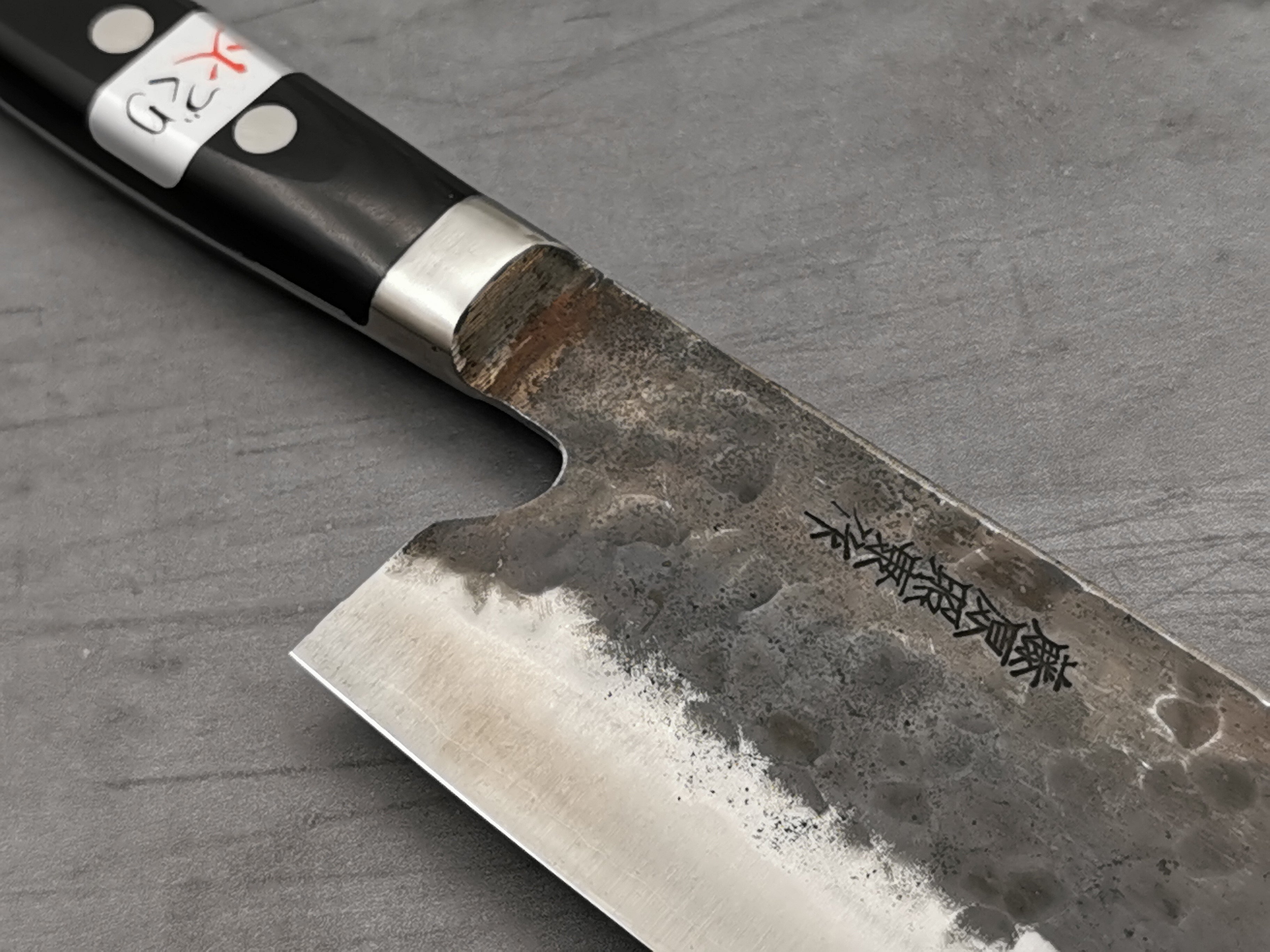 Premium Fujiwara Denka Nakiri Knife - Japanese High-Carbon Steel Vegetable Knife for Professional Chefs & Home Cooking - Perfect for Slicing, Dicing & Chopping Vegetables