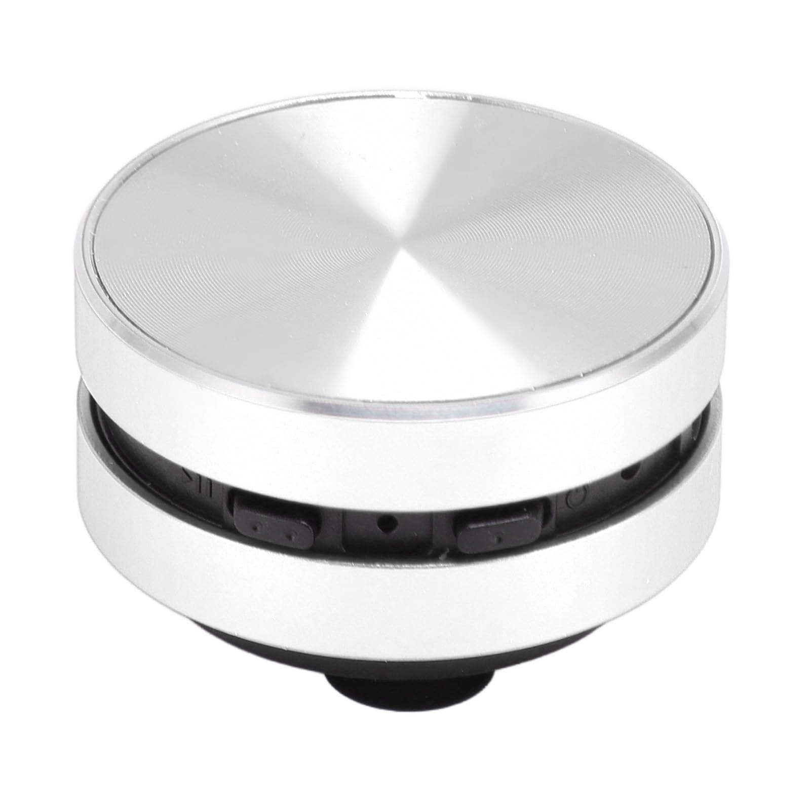 Wireless Bone Conduction Speaker - Mini Portable Stereo Bass Bluetooth Speaker with Wall Mount & Desktop Stand, Compatible with iPhone, Android, Tablets - Perfect for Home, Office, Gym & Outdoor Activities (Silver)