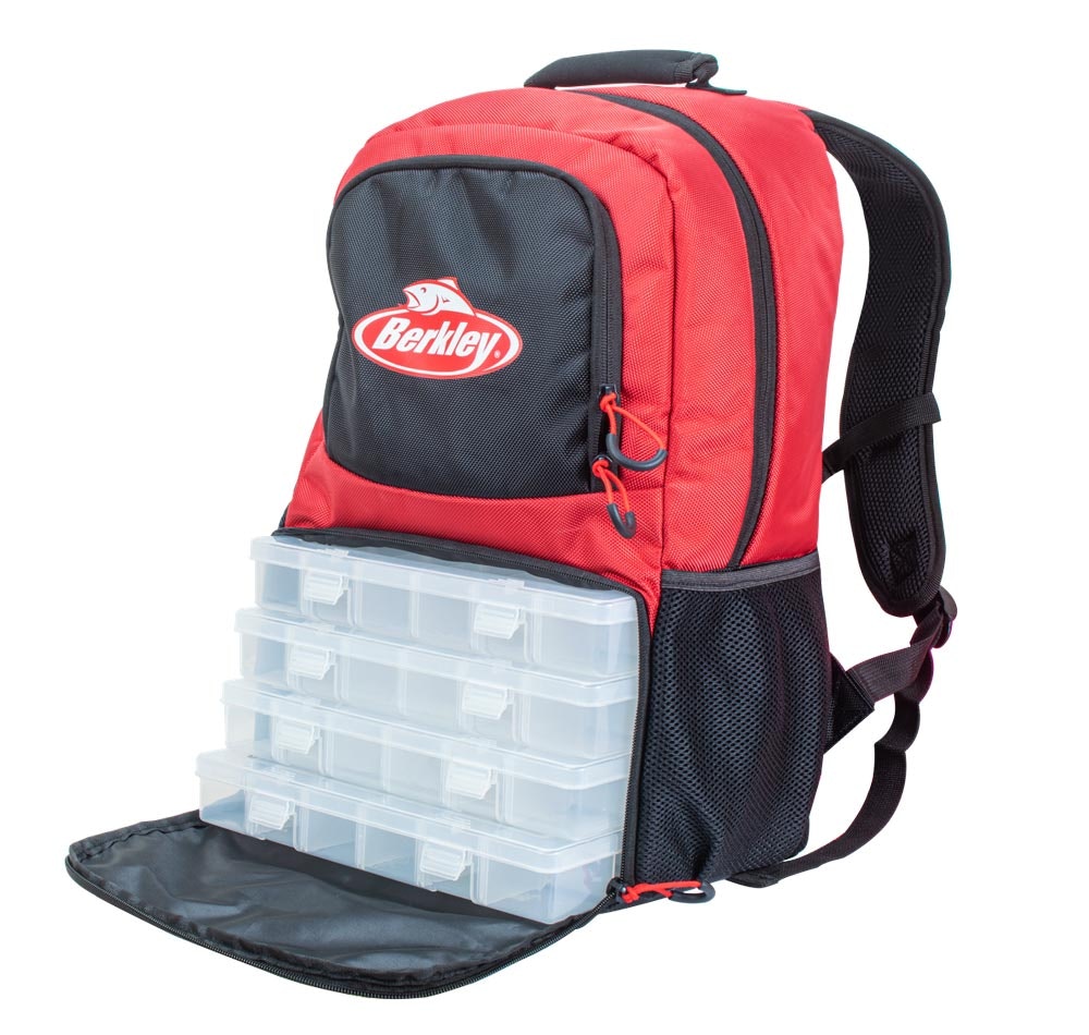 Berkley Tackle Backpack - Waterproof Fishing Backpack with Multiple Pockets for Gear Storage - Perfect for Freshwater & Saltwater Fishing, Camping, and Outdoor Adventures