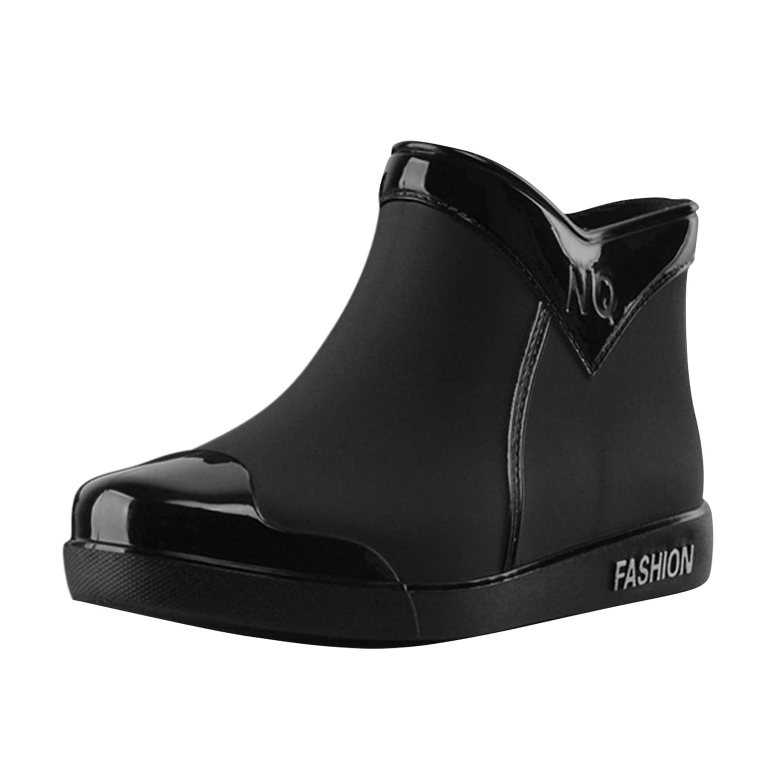 Women's Waterproof Pumpkin Rain Boots - Non-Slip Rubber Rain Shoes for Ladies | Perfect for Gardening, Hiking & Wet Weather Commutes
