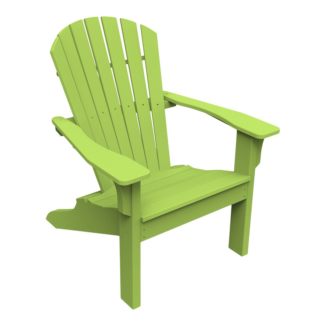 Premium Adirondack Shellback Chair - Durable Outdoor Patio Furniture for Backyard, Garden & Poolside Relaxation