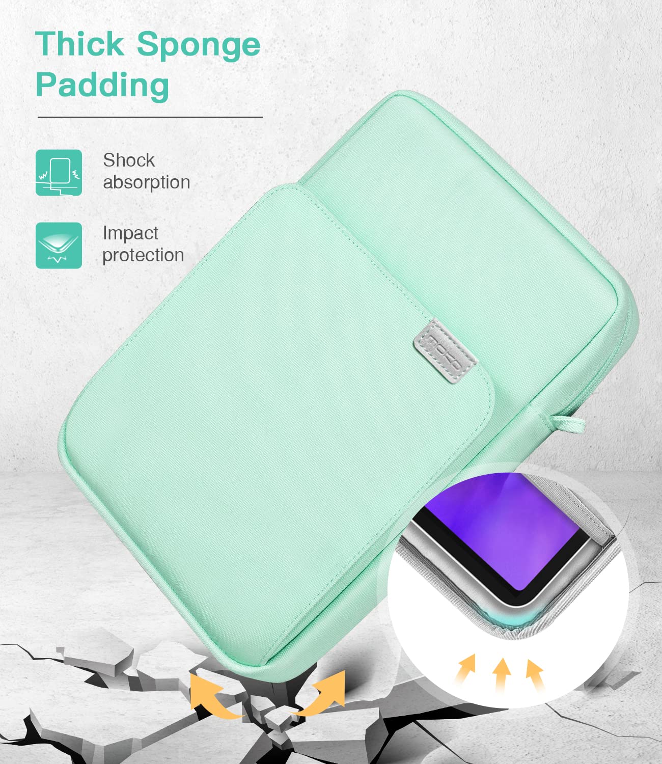 MoKo 9-11 Inch Tablet Sleeve Bag - Compatible with iPad Air 5 (10.9