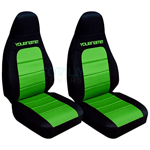Black and Lime Green