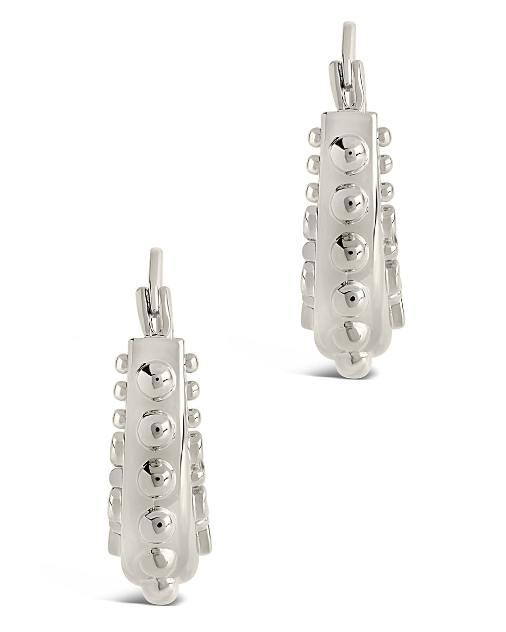 Oriana CZ Hoop Earrings for Women - 925 Sterling Silver Cubic Zirconia Hinged Hoops - Perfect for Parties, Weddings & Everyday Wear