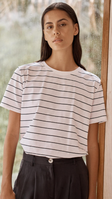 Athens Tee - Soft Cotton T-Shirt for Men & Women | White & Black | Casual Wear, Street Style, Everyday Outfit
