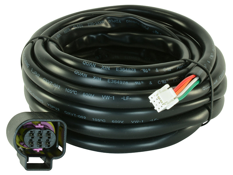 AEM 30-0300 X Series Wideband Gauge Sensor Harness - High Performance O2 Sensor Cable for Automotive Tuning & Racing Applications
