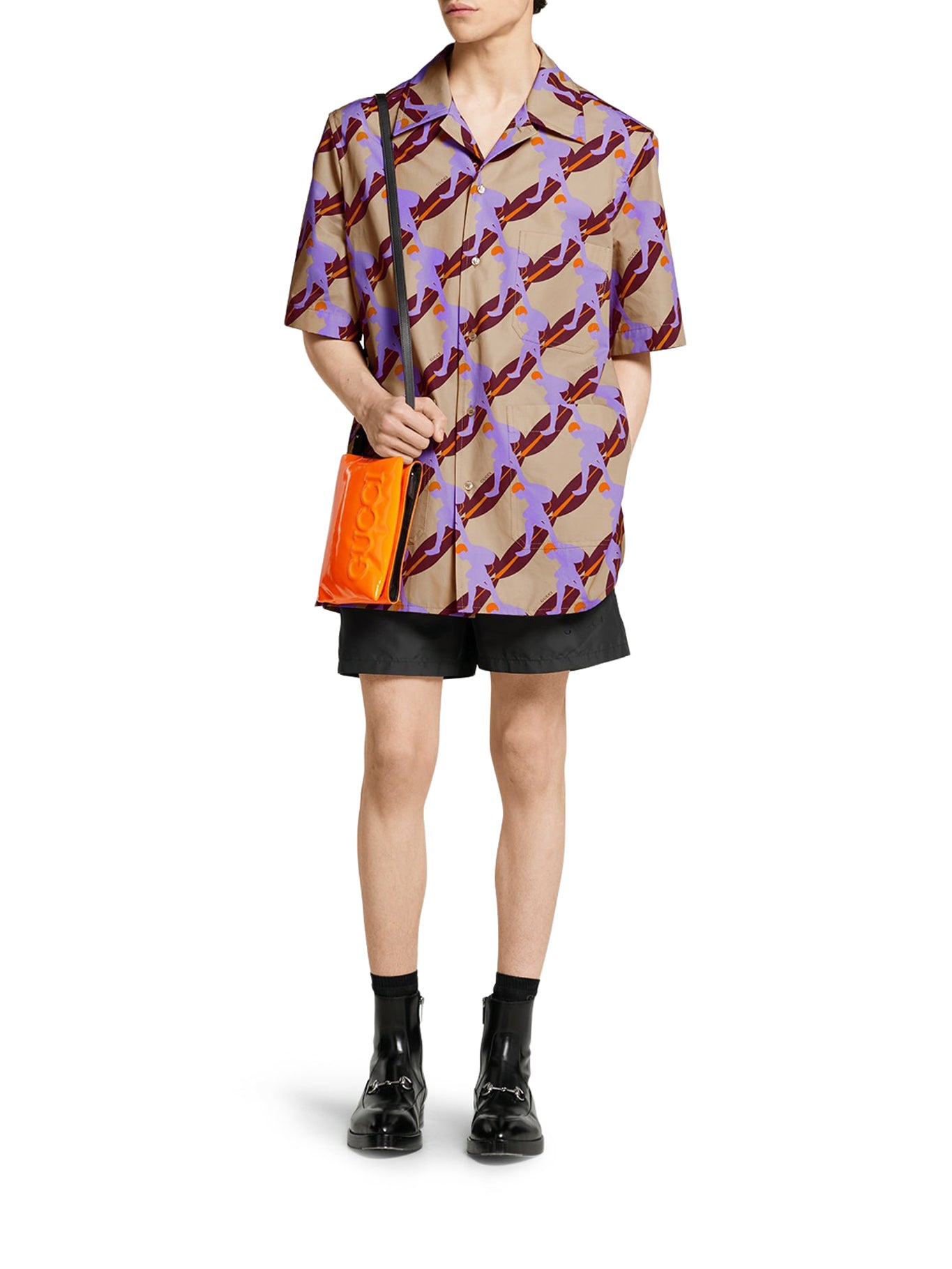 Lightweight Cotton Poplin Shirt with Stylish Print - Perfect for Casual Wear, Office Outfits & Summer Fashion