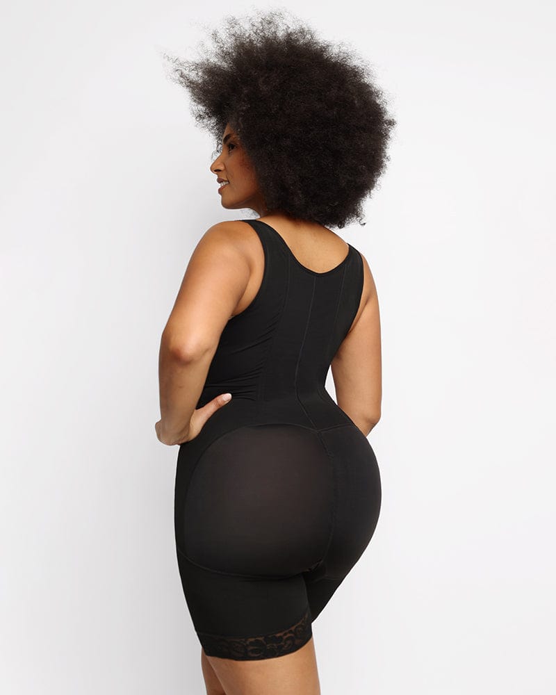 AirSlim® Flexible Boning Full Bodysuit Shapewear for Women - Tummy Control & Waist Cincher - Perfect for Dresses, Wedding, and Special Occasions