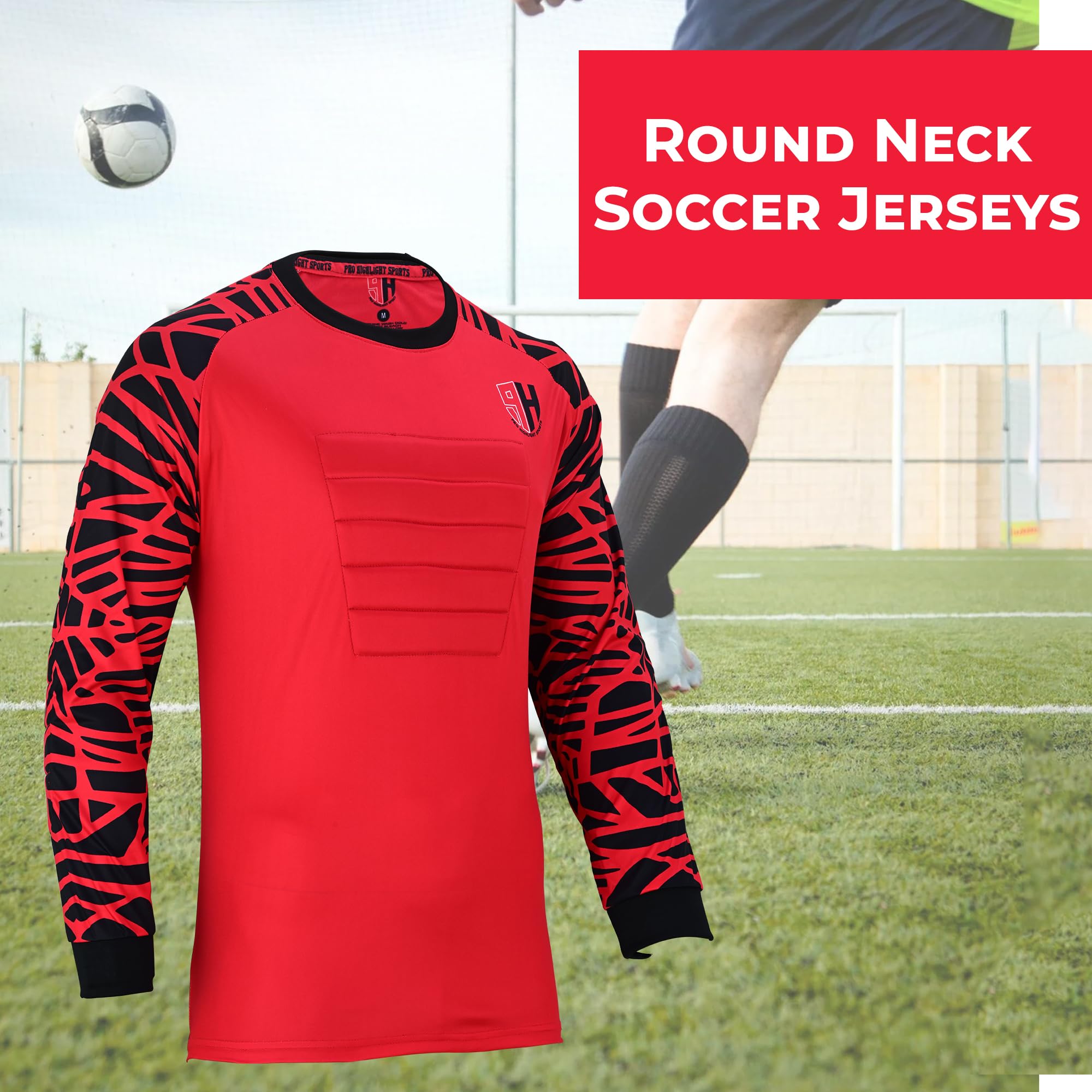 **Best Soccer Goalie Jerseys for Kids & Adults - Breathable Goalkeeper Jersey Shirt for Training & Matches - Perfect for Youth Leagues, Tournaments & Practice**