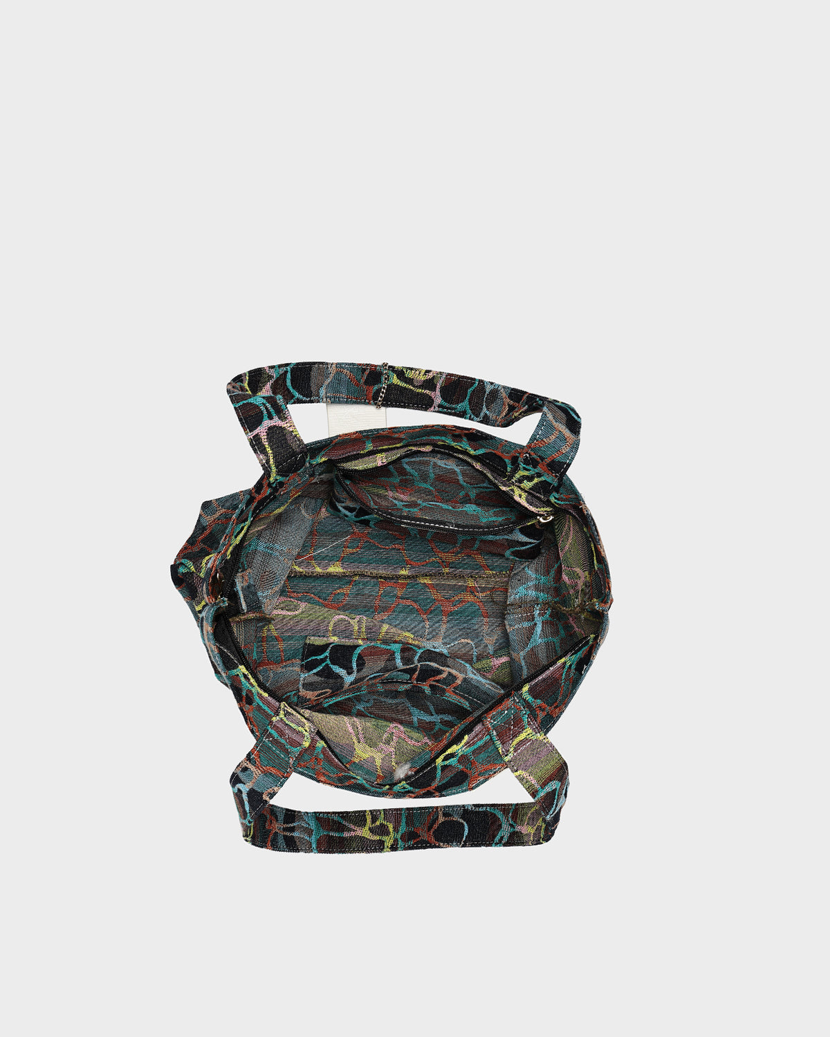 Hustle Tapestry Tote Bag in Midnight Mosaic - Stylish & Durable Canvas Shoulder Bag for Women, Perfect for Work, Shopping & Beach Day Out