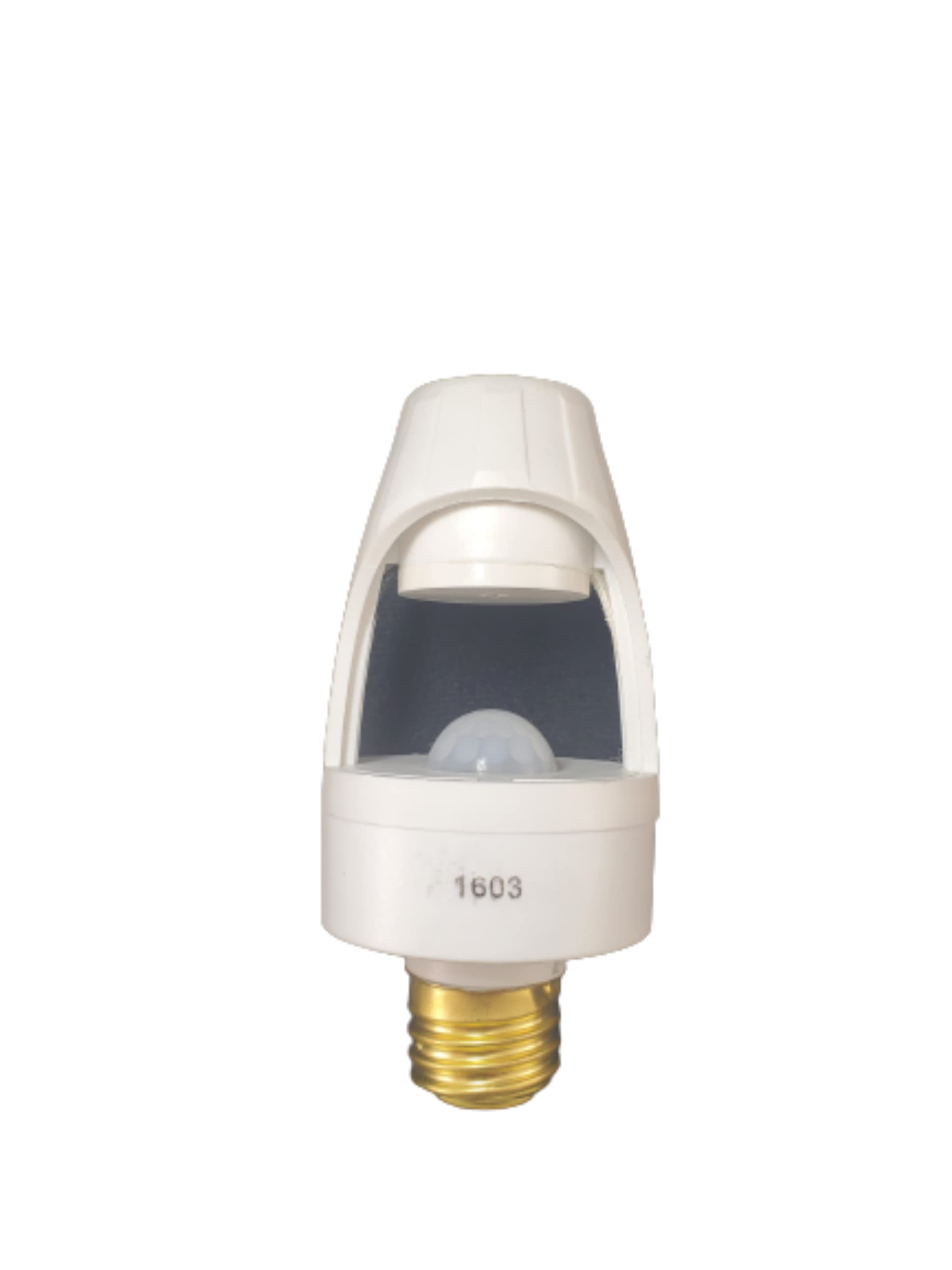 360 Motion Sensor Light Socket Adapter - Indoor/Outdoor Use, 20ft Detection Range, Auto On/Off Switch, Energy Efficient LED Bulb Adapter for Garages, Basements, Porches & Walkways - Smart Lighting Solution for Home Security & Convenience